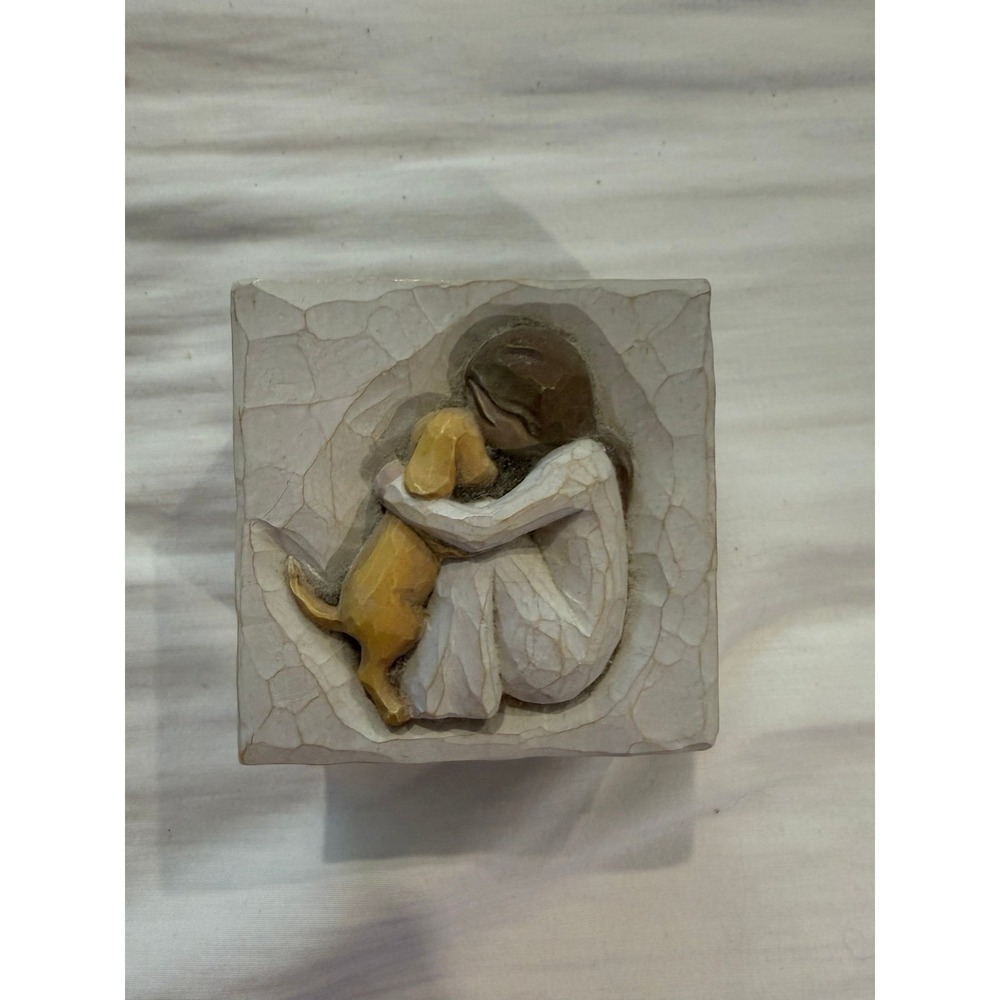 Willow Tree Dog Jewelry Box